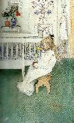 Carl Larsson i nattskjortan USA oil painting artist